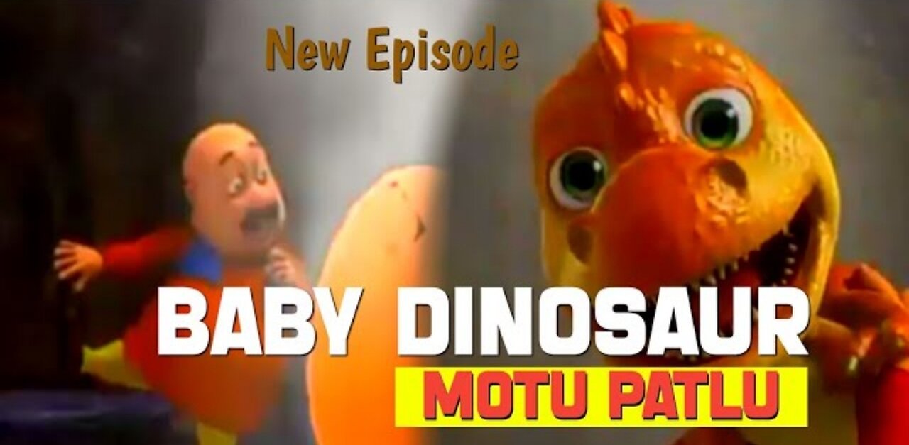 Motu Patlu new episode - Baby Dinosaur