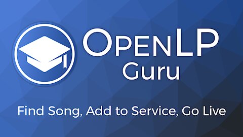 Tutorial 3: Find a Song, Add to Service, Go Live