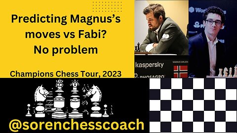 Predicting Magnus's moves vs Fabi? No problem