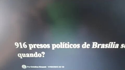 Cristina Graeml - 916 presos políticos de Brasília seguem esquecidos. Até quando? Injustiça