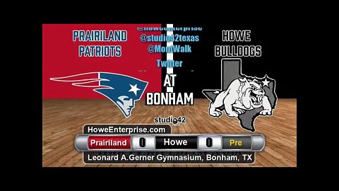 Howe Bulldogs vs Prairiland Patriots, bi-district championship, 2/22/2022 repaired 4th & post game