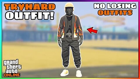 Easy Black Joggers Invisible Torso Glitch Tryhard Modded Outfit (No Transfer) (GTA Online)