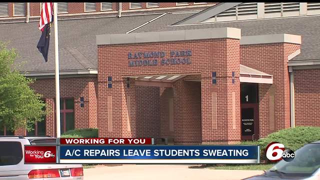 Warren Township students sweat it out in 90 degree heat because of broken a/c