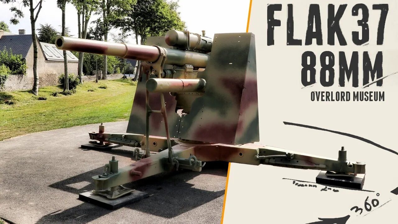 Flak 37 88mm - Walkaround - Overlord museum.