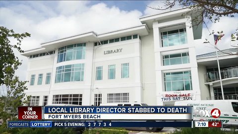 Library director stabbed to death in Fort Myers Beach