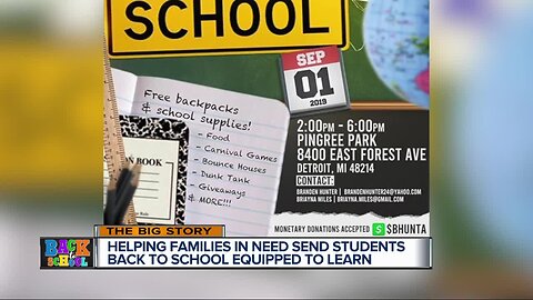 Helping families in need send students back to school equipped to learn