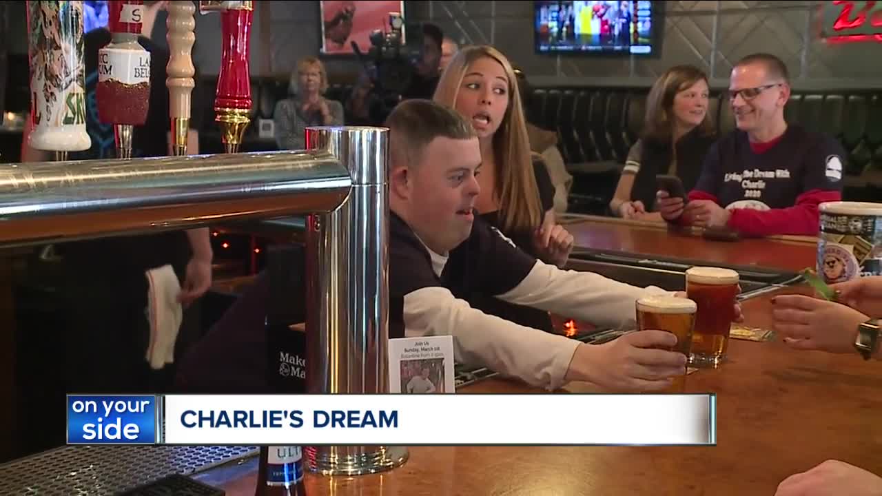 Lake County man's dream of being a bartender comes true