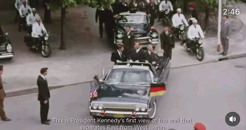 61years ago JFK delivered his now famous Ich bin ein Berliner speech to a crowd of more than 100,000