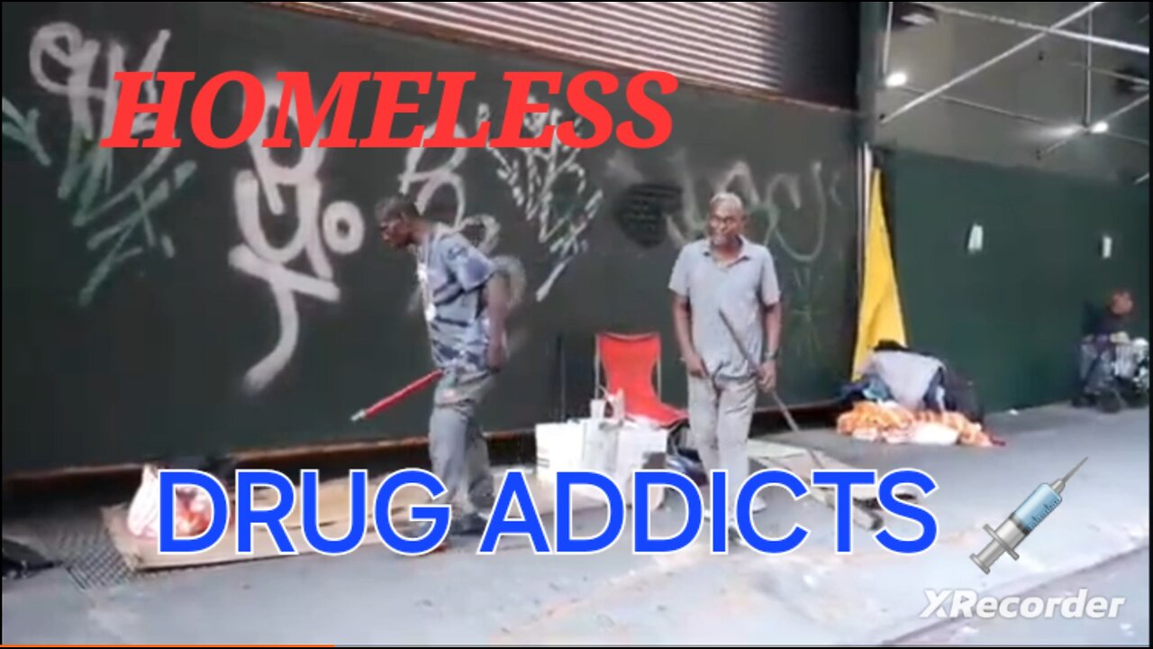 Drug addict, homeless infested Shithole NYC 🚨