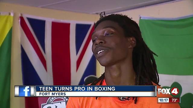 Fort Myers teen turning pro in boxing