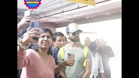 Shahid Kapoor With Wife Meera Return Mumbai Spotted At Airport