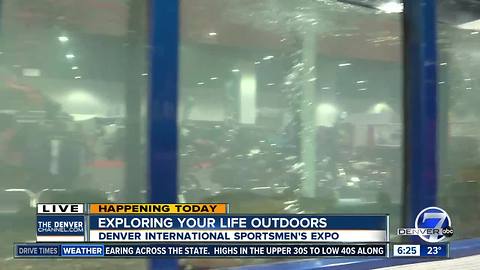 5,000 gallon fish aquarium at Sportsmen's Expo