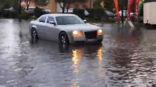 Flooded streets in Fort Myers and Southwest Florida