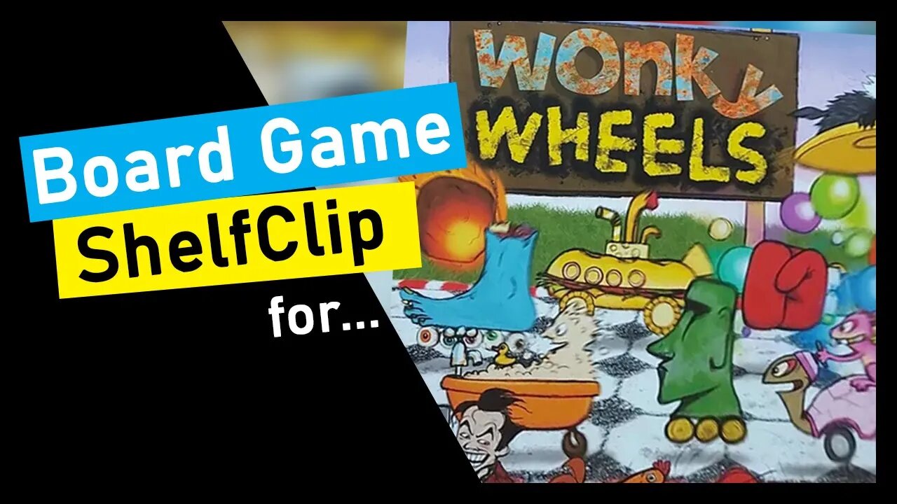 🌱ShelfClips: Wonky Wheels (Short Board Game Preview)