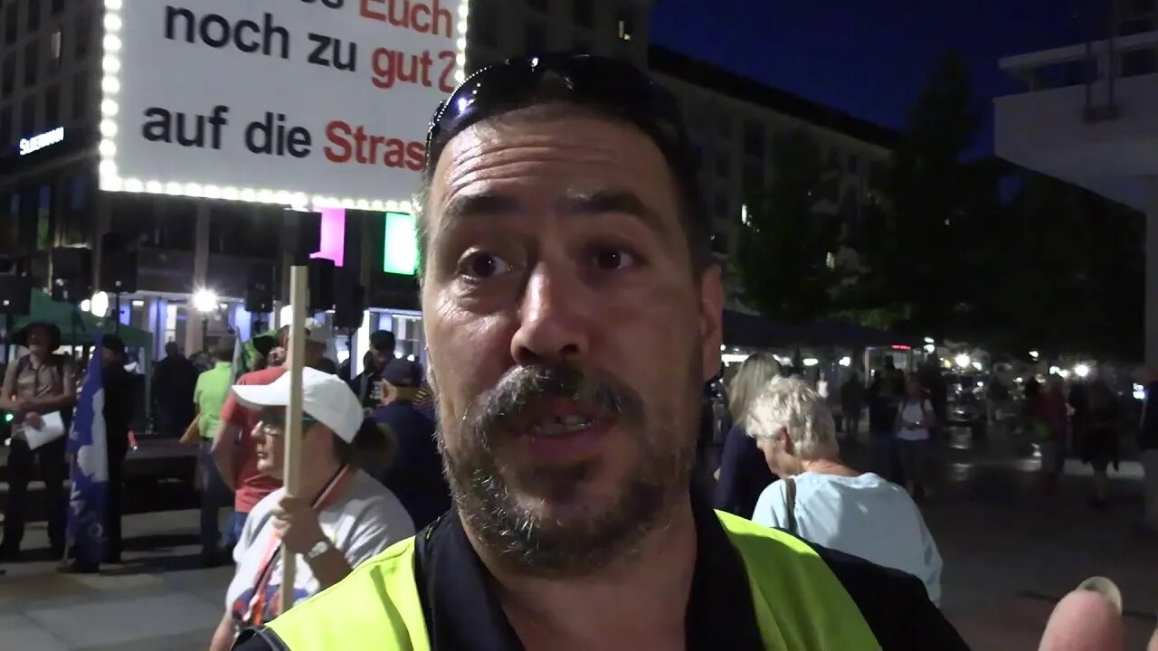 Live Stream 4.9.2023 aus Dresden Berichterstattung gemäß Grundgesetz Art.5