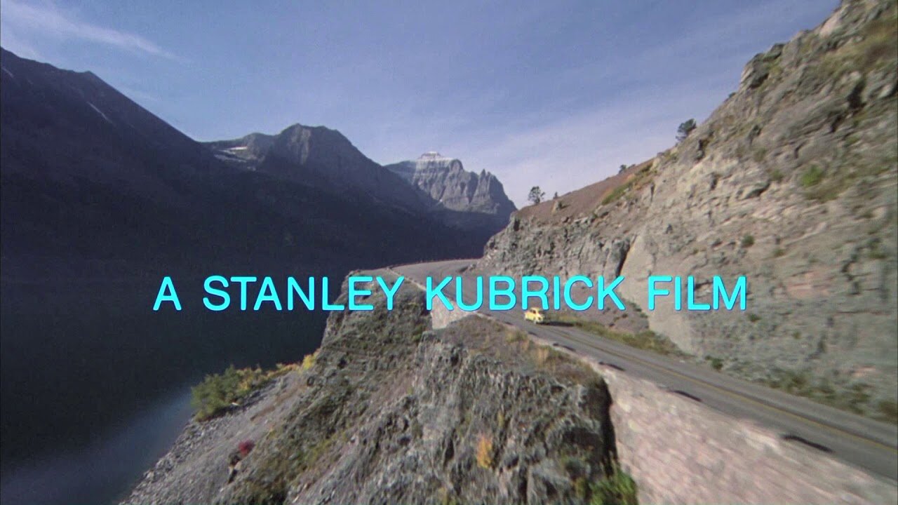 The Shining - opening credits/opening scene