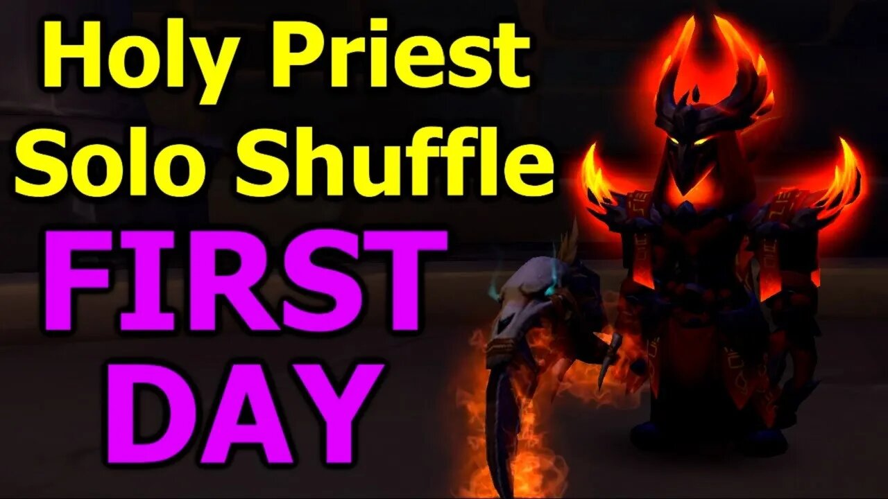 Solo Queue 3v3 Arena - Hitting 2k Rating Day 1 - Holy Priest PvP - World of Warcraft Dragonflight