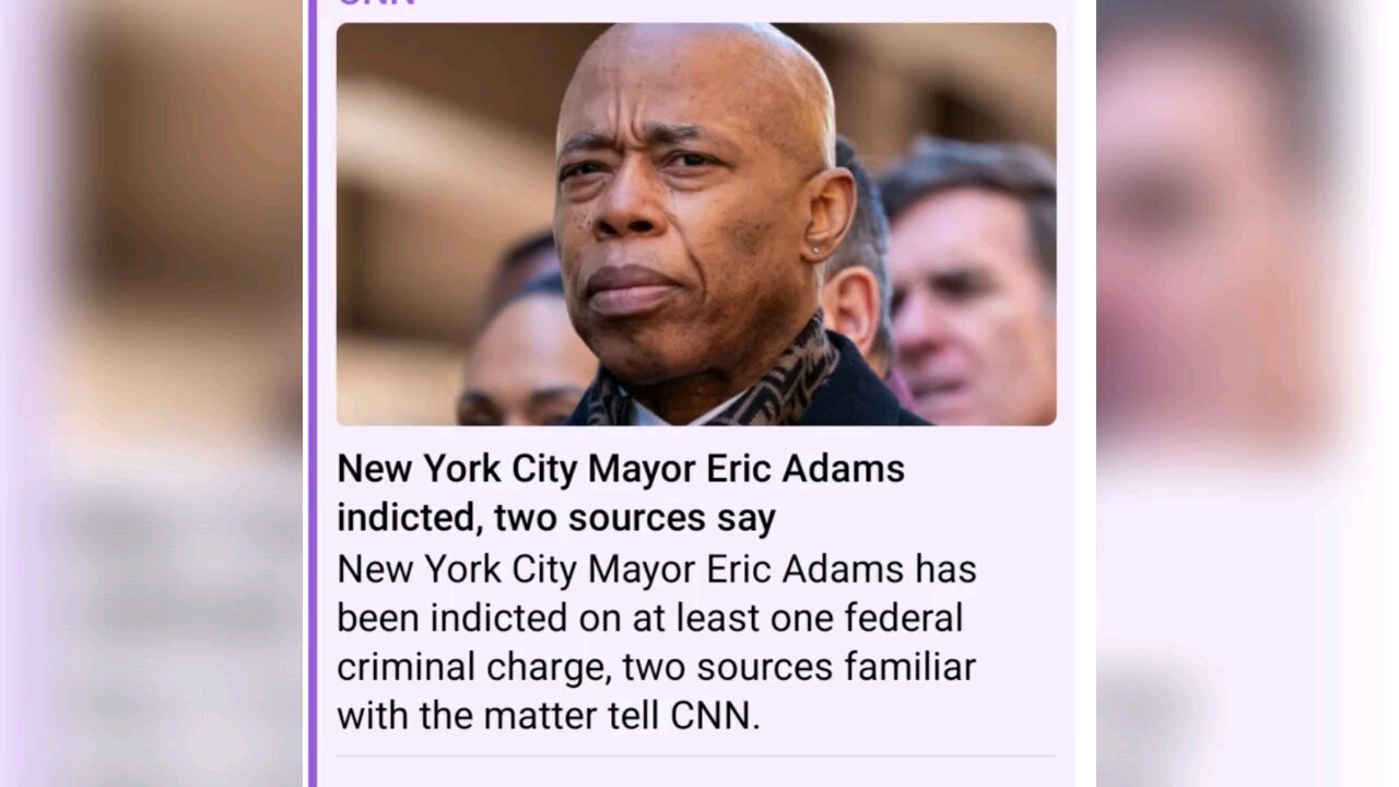 NYC Mayor Eric Adams Indicted