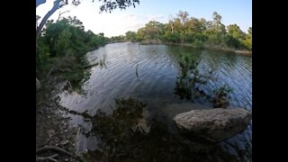 Fishing Local Creek After A Heavy Rainstorm