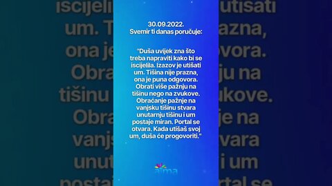 ATMA 💙 Poruka Svemira 28.09.2022.