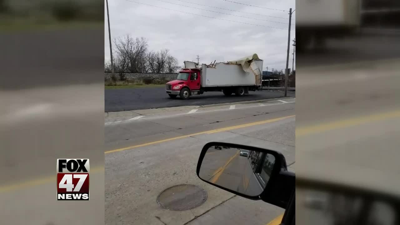 Truck Hits Bridge in Jackson