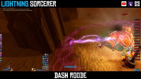 SWTOR Scum and Villainy: Dash Roode Boss Fight. Level 80 Lightning Sorcerer