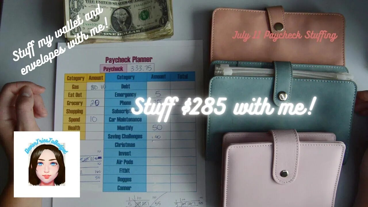 Stuff $285 with me!|July 11 Paycheck Stuffing #bcl