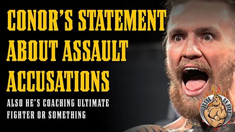 Conor Makes TWO Statements About ASSAULT ALLEGATIONS in Spain