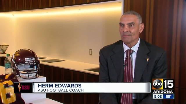 Herm Edwards introduced as new head coach for ASU football