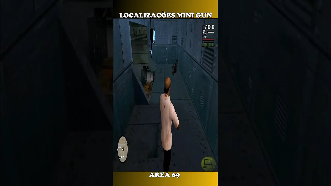 GTA SAN ANDREAS LOCALIZAÇÕES MINI GUN #semedissaum #gta #games