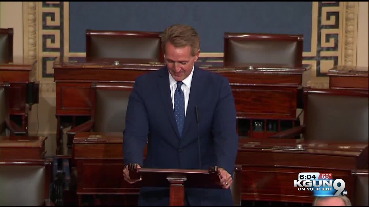 Flake reintroduces bill aimed at shielding victims of sex assault from cross-examination