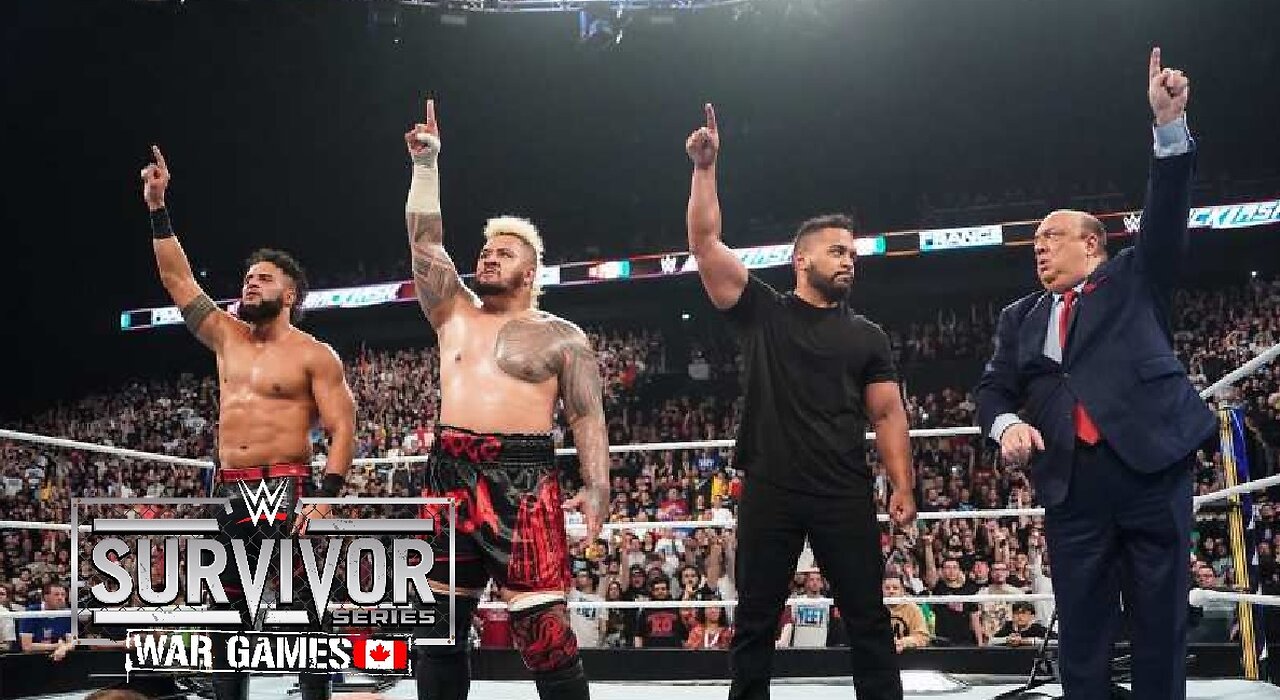 WWE Survivor Series 2024 - Roman Reigns, Sami Zayn, The Usos vs. Solo Sikoa, Jacob, Tama , Tonga