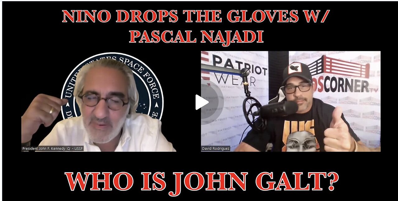 NINO W/ Pascal Najadi "Secrets Of The Operation Revealed- This Is A Movie?" TY JGANON, SGANON