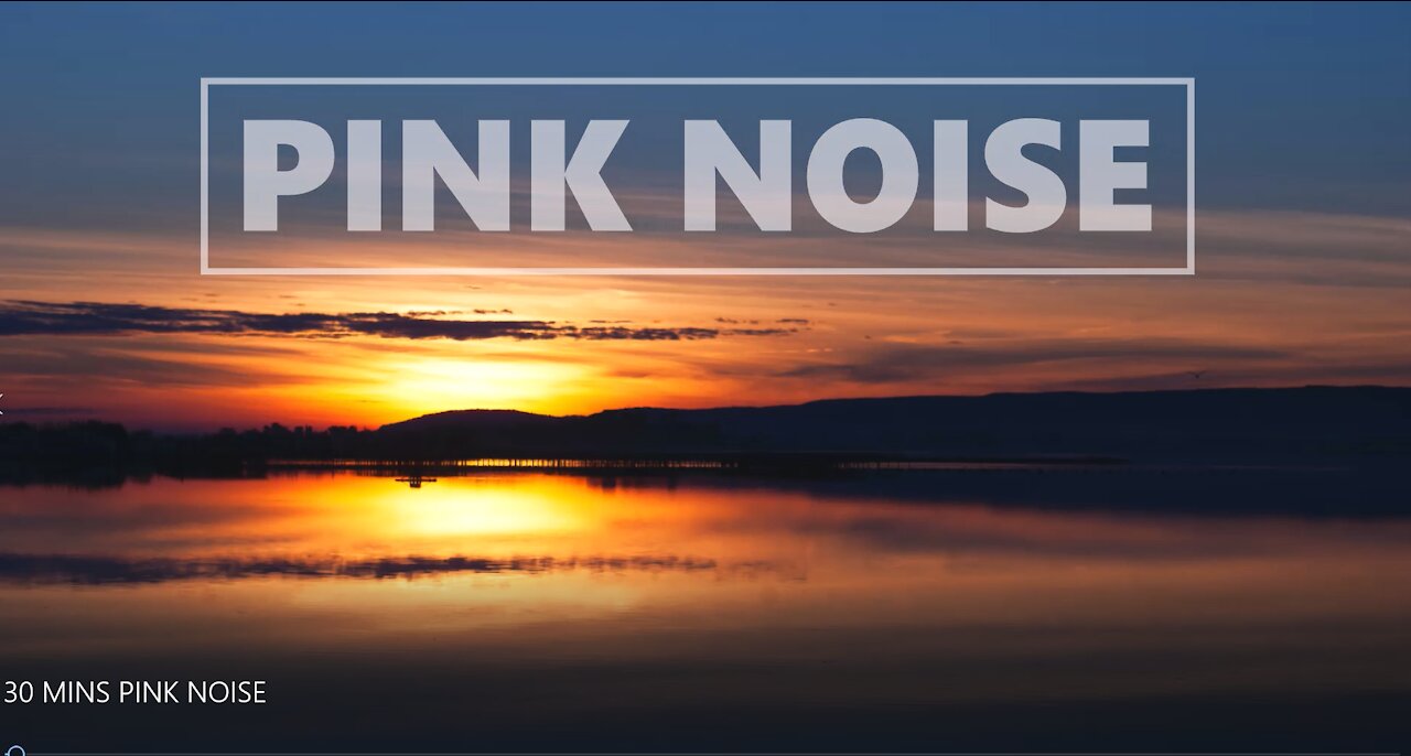 30 MINS PINK NOISE SOUND, Sleep Relaxing Insomnia Stress Anxiety Relief Study Meditation Relax2U