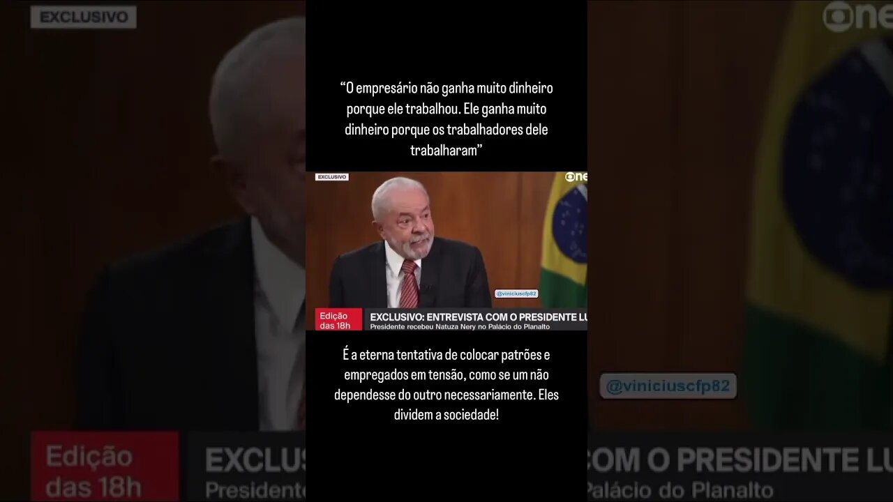 É a eterna tentativa de colocar patrões e empregados em tensão