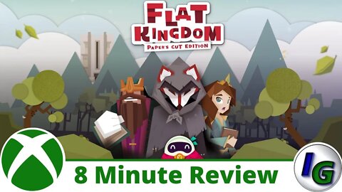 Flat Kingdom Paper's Cut Edition 8 Minute Game Review on Xbox