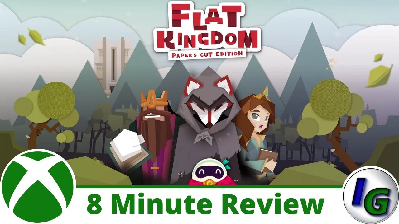 Flat Kingdom Paper's Cut Edition 8 Minute Game Review on Xbox