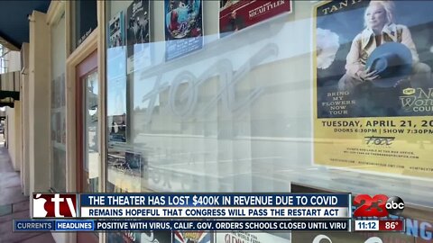 The Fox Theater lost $400,000 in revenue due to covid, now is creating new ways to entertain the community