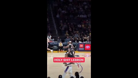 LeBron Throws Down Huge Dunk On Paul George