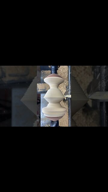 Practicing with a spindle gouge