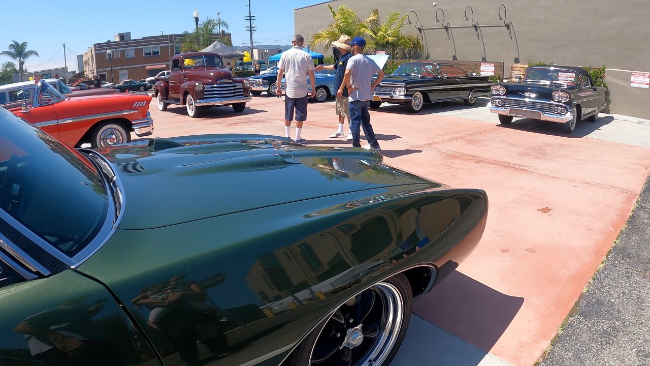 Quick Stop At A Car Show