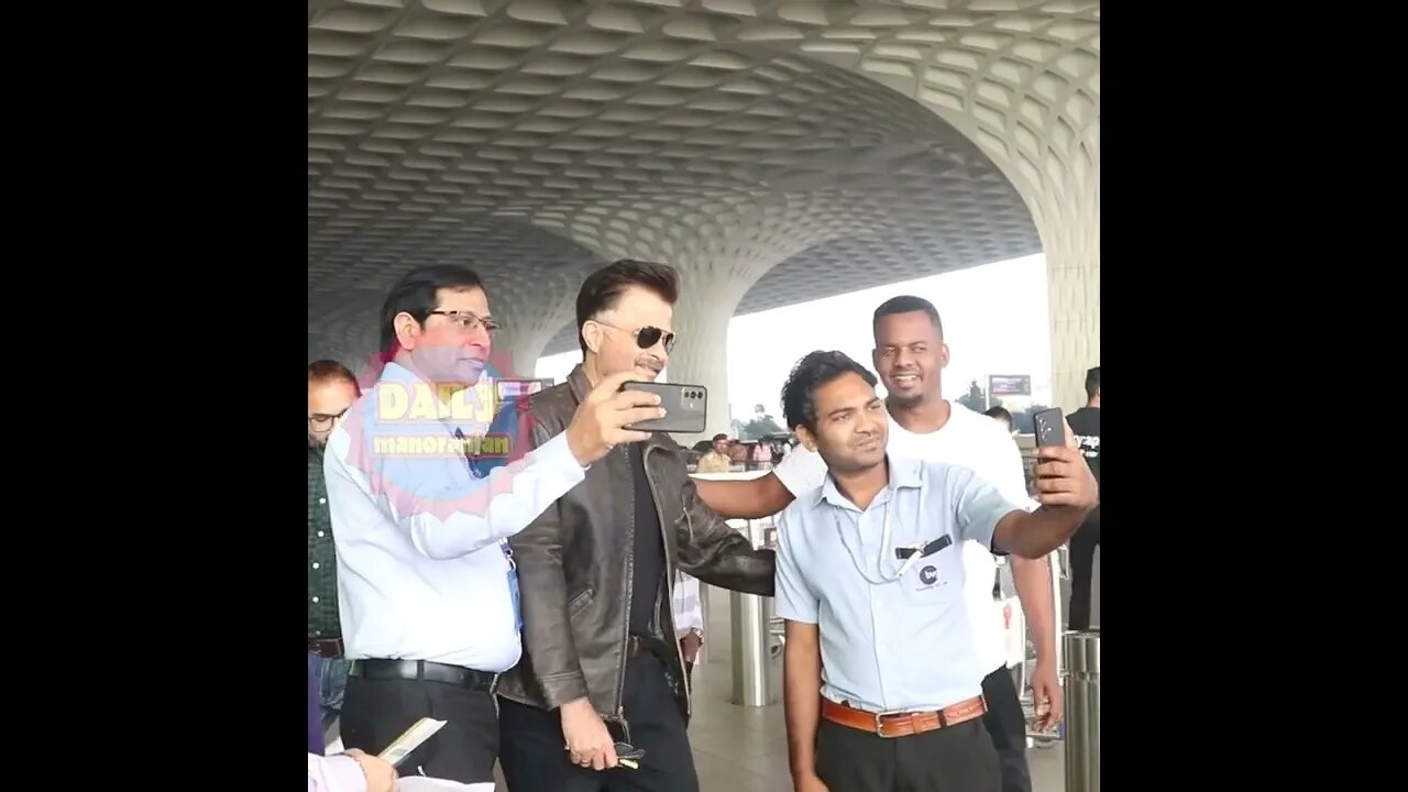 Anil Kapoor Fly From Mumbai Spotted At Airport