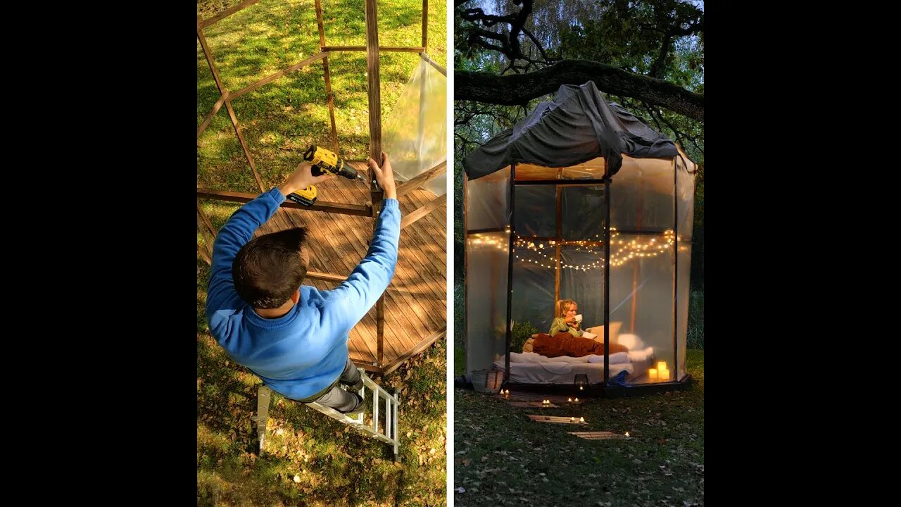 What a huge craft! Build your own little dream house!