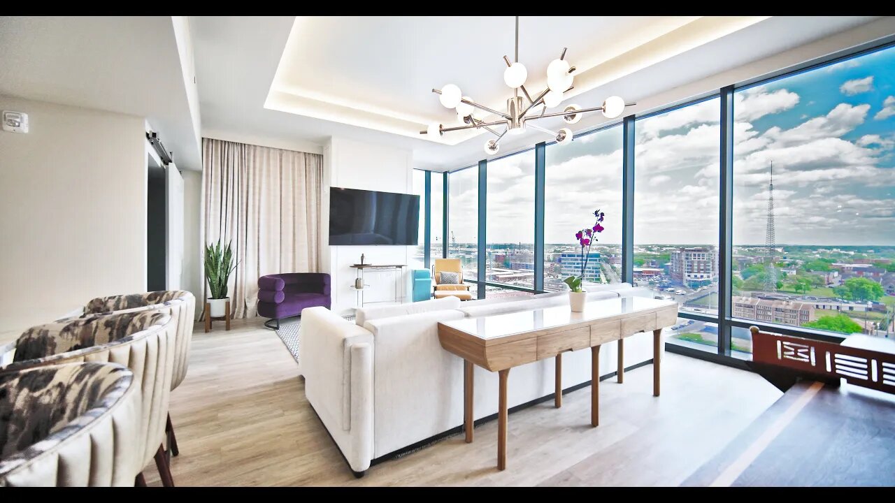 $2500 per Night Suite TOUR! Downtown NASHVILLE Luxury Modern Hotel Penthouse