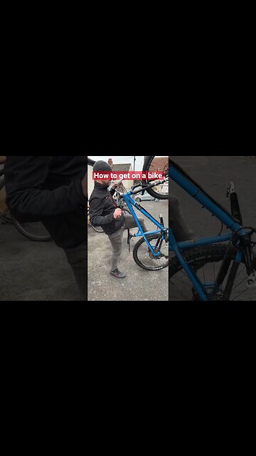 How to get on a bike #KOMstep #MTB #CyclingTips