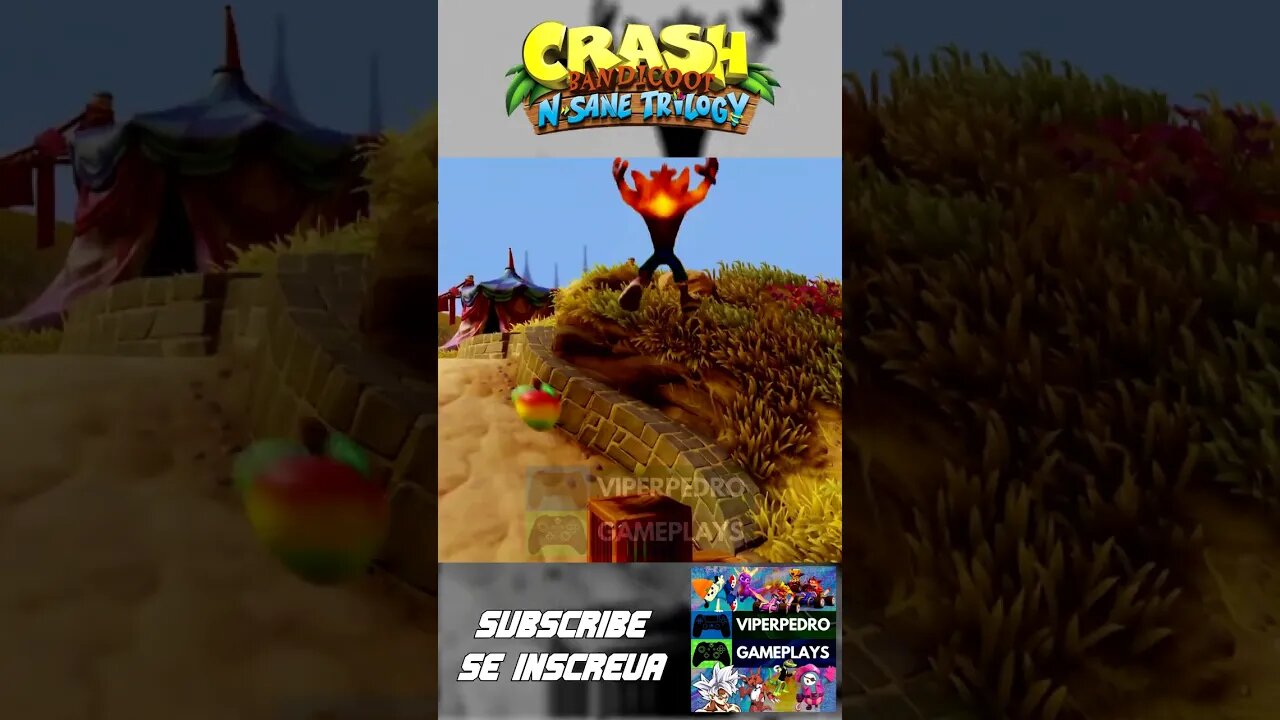 CLEAR GEM | TOAD VILLAGE | Parte 1/4 #shorts #crashbandicoot #ps5 #gaming #xbox #walkthrough