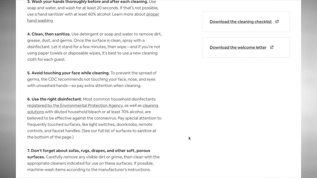 Airbnb and COVID
