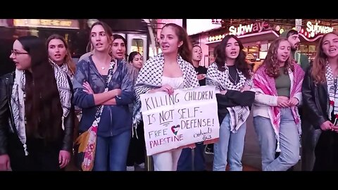 The NYC Emergency Action for Palestine Hosted by @WOLPalestine Times Square 10/14/2022 @amidounPP