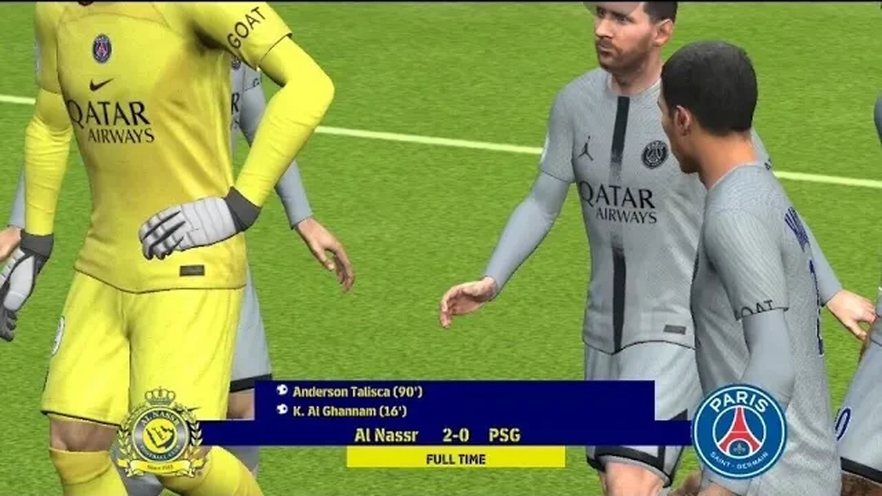 AL NASSR VS PSG (FIFA 16 REALISTIC GAMEPLAY) - GAMING SANTUY
