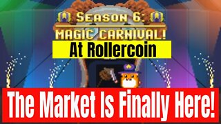 Rollercoin Mining Simulator , Season 6 and The Market Place , Earn Free Crypto